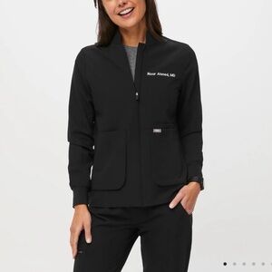 Figs Bellery Black Jacket